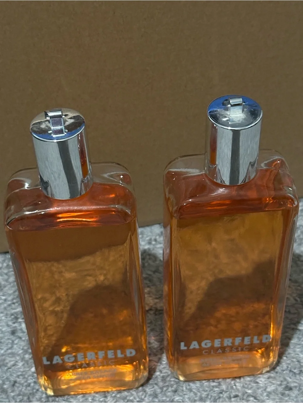 2 Vintage Karl Lagerfeld Classic After Shave Splash 4.2 Fl Oz 125ml *FLAWS READ